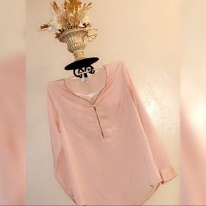 • Calvin Klein, polyester, long sleeve blouse •